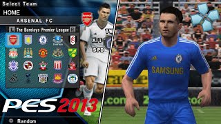 PES 2013 FULL LICENSEDLICENCIADO OPTION FILESAVEDATA PSPPPSSPP [upl. by Roosnam]