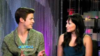 Grant Gustin Talks Glees Michael Jackson Tribute Episode [upl. by Upali]