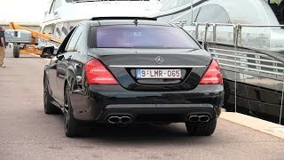 MercedesBenz S65 AMG V12 Biturbo Sound [upl. by Nanahs124]