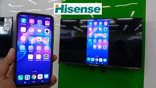 how to screen mirror hisense smart tv [upl. by Judd360]