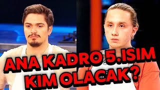 MASTERCHEF ANA KADRONUN 5İSMİ KİM OLACAK [upl. by Naujet883]