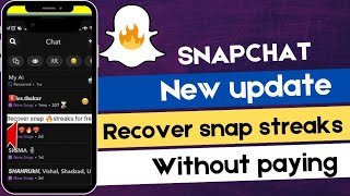 Recover snap streaks without paying How to recover snap streaks without paying Easiest method [upl. by Burrows]