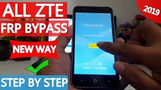 ✅ALL ZTE Google Account Bypass 2019  Without Pc  New Way  AndroidUnlock [upl. by Ayaj]