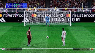 EA FC25  AS Roma Vs Olympique Lyonnais Penalty Shootout  UEFA Champions League [upl. by Clough]