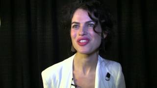 EXCLUSIVE interview Neri Oxman backstage at quotVision amp Brilliancequot Forum [upl. by Enomahs]