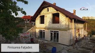 Construcția casei din cotelet in Moldova [upl. by Thomasin]