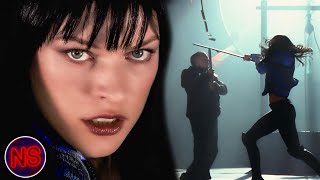 Ultraviolet  Graveyard Fight Scene Milla Jovovich [upl. by Kenley]