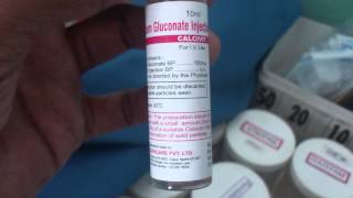 IV Calcium gluconate [upl. by Eutnoj691]