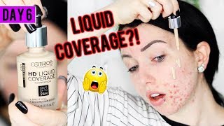 OMGCatrice HD LIQUID COVERAGE FOUNDATION First Impression Review amp Demo 15 DAYS OF FOUNDATION [upl. by Lerad]