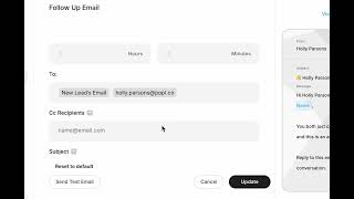 Popl Dashboard  Followup Emails [upl. by Kizzie]