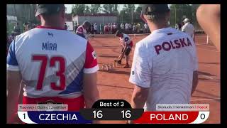 CZECHIA vs POLAND  Mölkky European Championship 2024 Nations Cup Semifinal [upl. by Airym467]