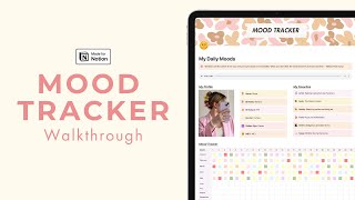 Mood Tracker Walkthrough  Notion [upl. by Mela]