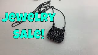 ShopGoodwill Jewelry Lot Unboxing amp Sale [upl. by Akkim]