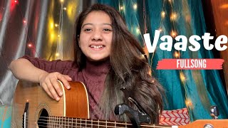 Vaaste Song  Acoustic Cover by Simran Ferwani  2021 [upl. by Charlene]