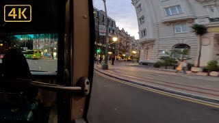 4K BILBAO CITY CENTRE TO AIRPORT BUS JOURNEY [upl. by Fransis829]