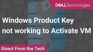 Windows Product Key not working to Activate VM [upl. by Faires275]