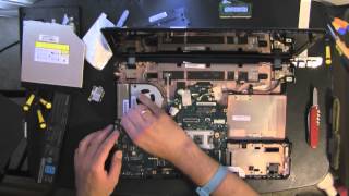 TOSHIBA P755 take apart video disassemble how to open disassembly [upl. by Niwroc]