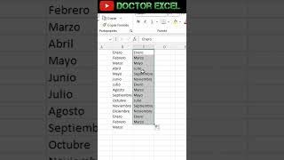 0002 Series en Excel  Meses del año y abreviaturas excel tutorial [upl. by Groeg212]