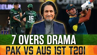 7 Overs Drama  PAK vs AUS 1st T20i  Ramiz Speaks [upl. by Hoskinson]