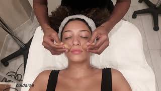 Masaje Reafirmante Facial Con Maderoterapia  Firming Facial Massage With Wood Therapy [upl. by Aicnorev797]