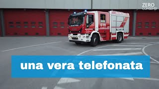 Vera Telefonata ai Vigili del Fuoco 115 [upl. by Yrreb]