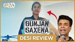 Gunjan Saxena Honest Review I Janhvi Kapoor I Pankaj Tripathi [upl. by Adnohsar]