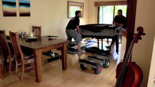 Moving a Grand Piano Timelapse [upl. by Mellie]