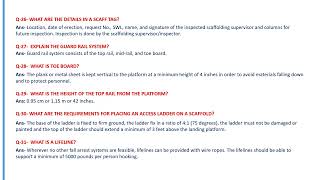 Safety Officer Interview Questions with Answers  HSE Officer Interview Questions amp Answers [upl. by Elsy]