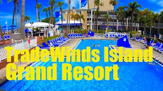 Tour of the TradeWinds Island Grand Resort St Pete FL【4K】 [upl. by Felicia]