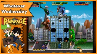 Rampage World Tour  3Player Gameplay George Lizzie amp Ralphie Destroy Every Level in the World [upl. by Whit564]