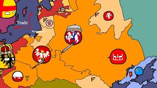 History of Poland in countryballs [upl. by Airotal]