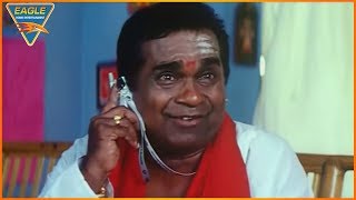 Ek Chingari Hindi Dubbed Movie  Brahmanandam Funny Comedy Scene  Eagle Entertainment Official [upl. by Nilekcaj437]