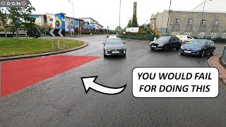 Staying in the Correct Lane on Roundabouts  60 SECOND DRIVING TIP [upl. by Ahseit]