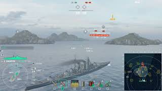 World of Warships  Schlieffen in 2vs2 Brawl  Battlecruiser vs Battleship [upl. by Wyly]