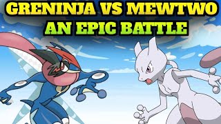 Greninja Vs Mewtwo Amv  Be a Hero  Epic Battle  Ash Catches Mewtwo 🤩 [upl. by Vitkun]