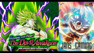 THE AOE SUPER ATTACKS RETURN NO ITEM vs TREMBLE WITH FEAR THE DEVILD AWAKENS DBZ Dokkan Battle [upl. by Ailegnave]