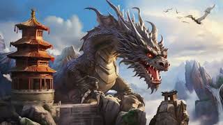 Epic Chinese Adventure Music with Drums amp Flute  Spirit of the Dragon Animated [upl. by Junie]