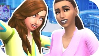 THE SIMS 4  CITY LIVING  PART 7 — New Roomate [upl. by Nylarat]