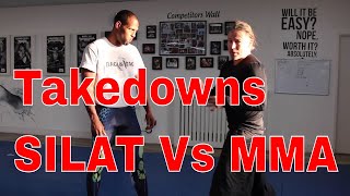 SILAT Vs MMA Basic Takedowns [upl. by Smeaj954]