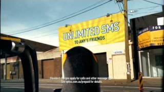 2010 Optus Prepaid Mobile quotTurbo Textquot TVC [upl. by Larner]