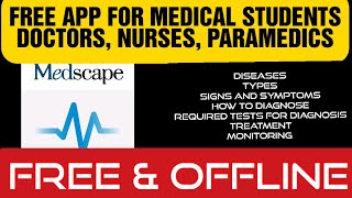 Free Application for medical students doctors nurses paramedics medscape [upl. by Limaj]