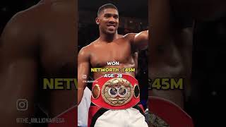 See how much Anthony Joshua is worth boxing danieldubois anthonyjoshua saudiarabia [upl. by Nospmas558]