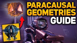 Destiny 2 All Paracausal Geometries Guide  How to Get the First Knife Exotic Ship [upl. by Akinom]