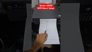 Epson L8050 printer WiFi Direct password Setup PC connect to printer Pvc card printing Best printer [upl. by Johannes]