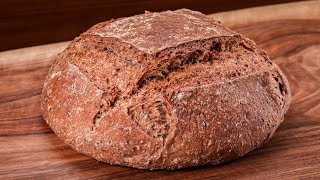 Nutritious Four Grain Whole Wheat Bread Recipe [upl. by Ettezyl]