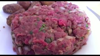 Recette steak tartare de boeuf [upl. by Evelin]