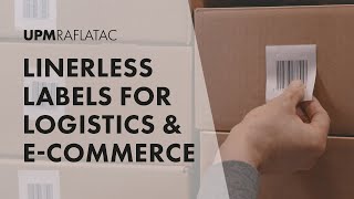 Linerless labels for logistics ecommerce and warehousing – UPM Raflatac OptiCut™ linerless [upl. by Kerwin]