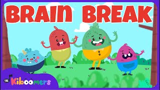 Brain Break Dance  THE KIBOOMERS Preschool Movement Songs for Circle Time [upl. by Enaej541]