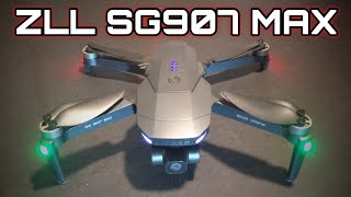 ZLL SG907MAX Test flight review [upl. by Tnarud613]