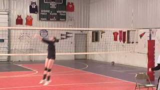 Carly Miller 14 Setter Training with Cathy Noth Jump Setting [upl. by Ayhdiv856]